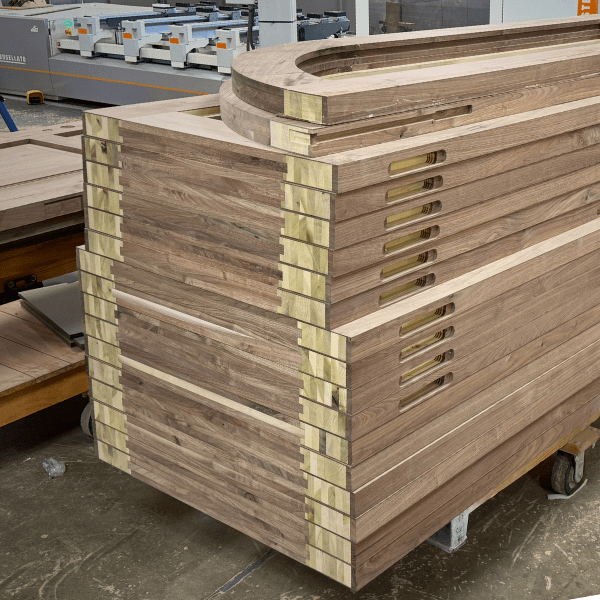stave lumber doors